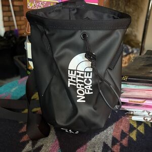The North Face Black Drawstring travel mug holder